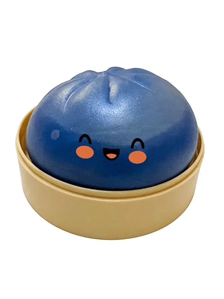 Gold Glitter Dumpling Squishy Toy