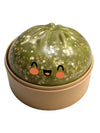 Gold Glitter Dumpling Squishy Toy