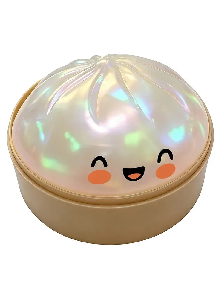 Gold Glitter Dumpling Squishy Toy