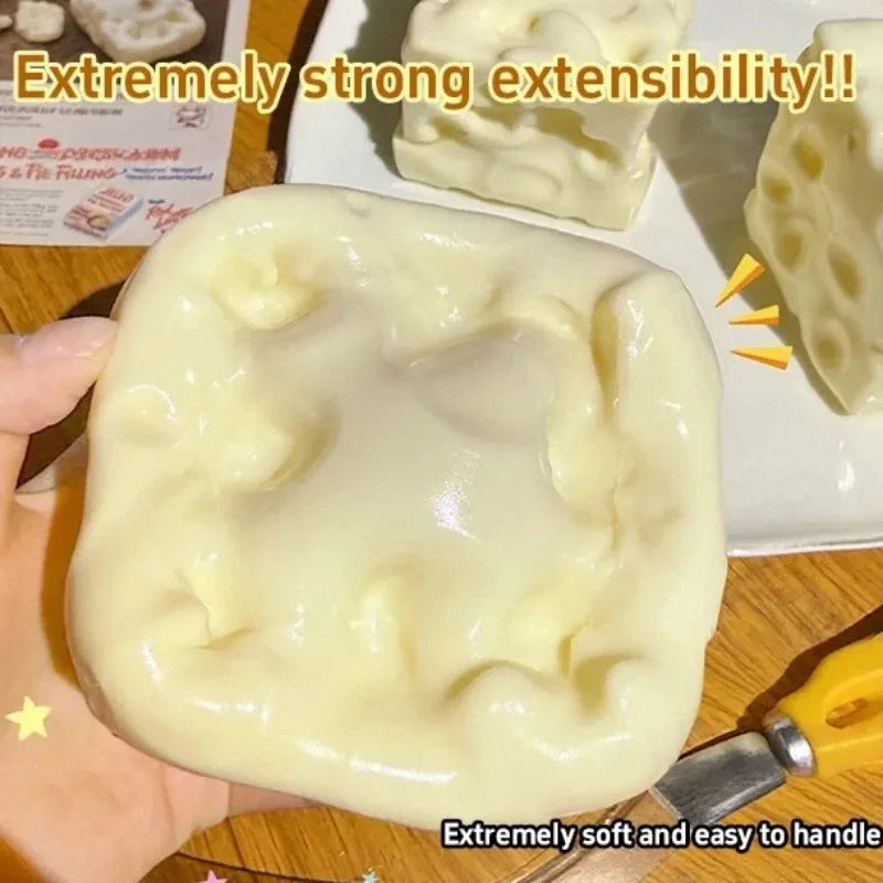 Cheese Moldable Squishy Fidget Toy