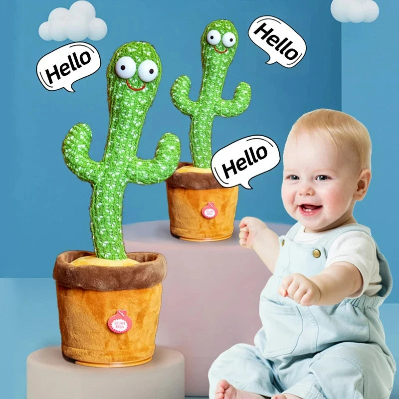 Interactive Dancing Cactus Toy
