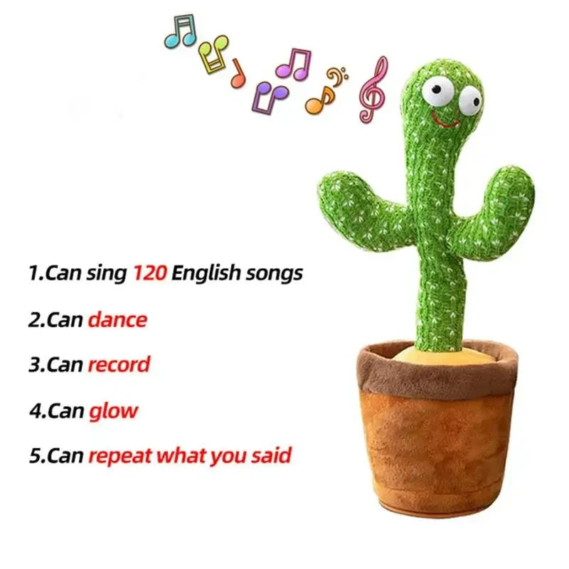 Interactive Dancing Cactus Toy